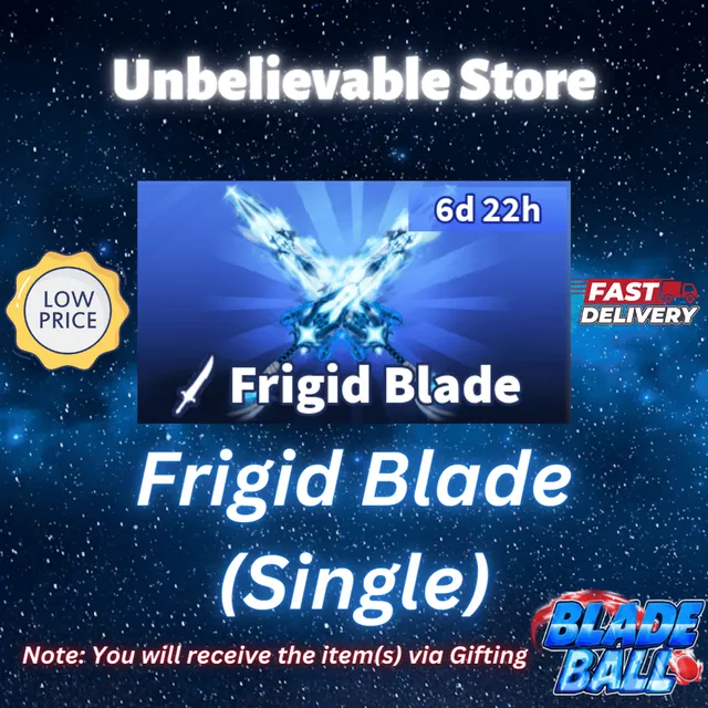 Frigid Blade - Roblox Game Items - Gameflip