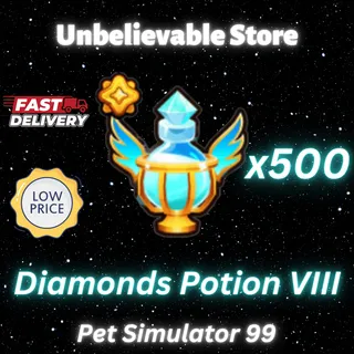 500x Diamond Potion VIII