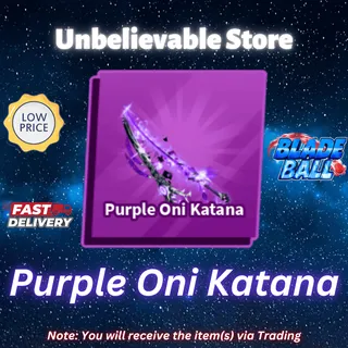 Purple Oni Katana