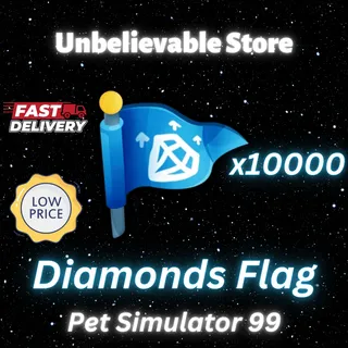 10000x Diamonds Flag