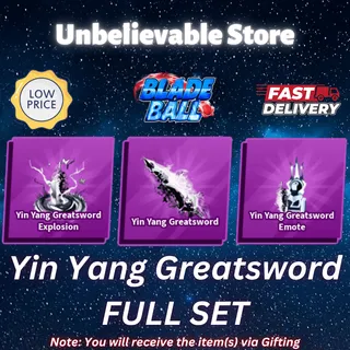 Yin Yang Greatsword Set