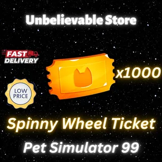 1000x Spinny Wheel Ticket