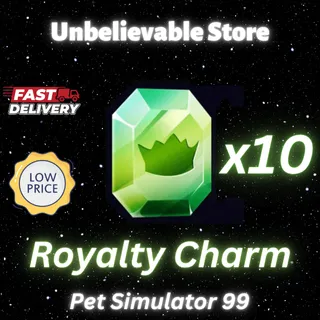 10x Royalty Charm