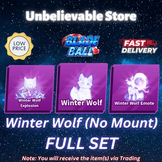 Winter Wolf Set