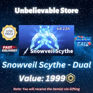 Dual Snowveil Scythe