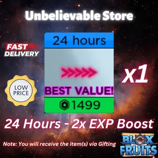 1x 24 Hours - 2x EXP Boost