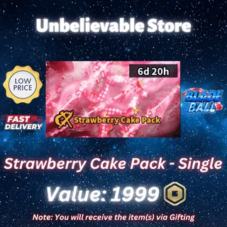 Strawberry Cake Pack