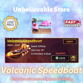 Volcanic Speedboat