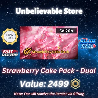 Dual Strawberry Cake Pack