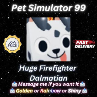 Huge Firefighter Dalmatian