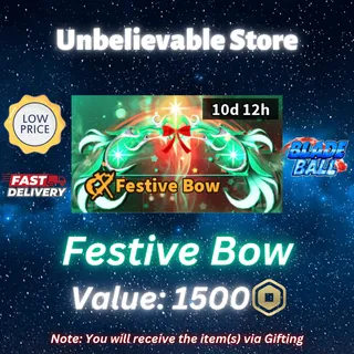 Festive Bow Blade Ball