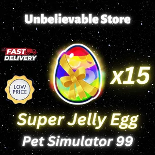 15x Super Jelly Egg