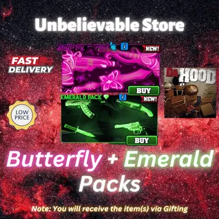 Butterfly Emerald Packs