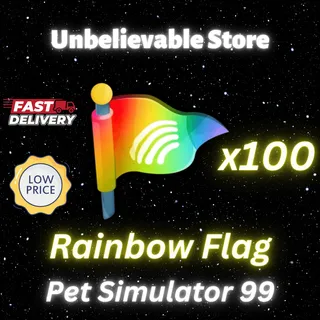100x Rainbow Flag