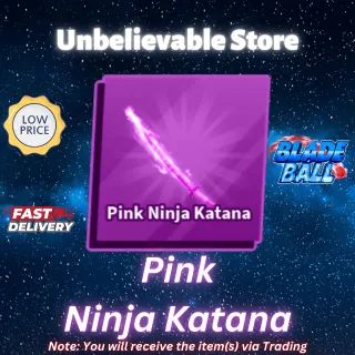 Pink Ninja Katana