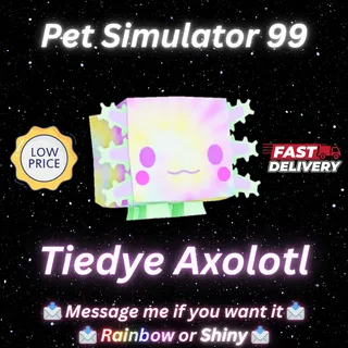 Tiedye Axolotl