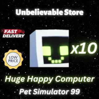 10x Huge Happy Computer