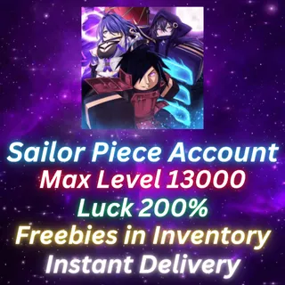 15x Sailor Piece Accounts