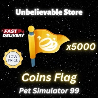 5000x Coins Flag