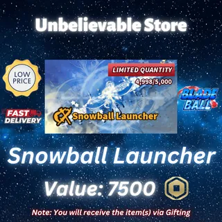 Snowball Launcher