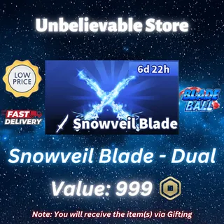 Dual Snowveil Blade