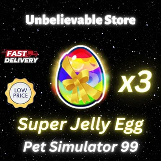 3x Super Jelly Egg