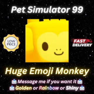 Huge Emoji Monkey