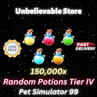 150000x Potions Tier IV