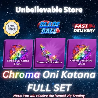 Chroma Oni Katana Set