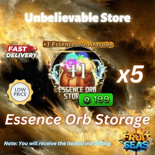 5x Essence Orb Storage