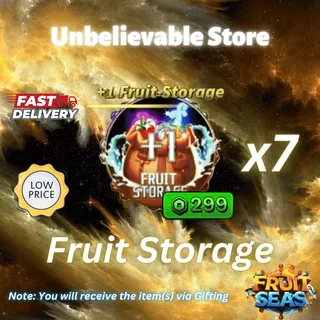 7x Fruit Storage