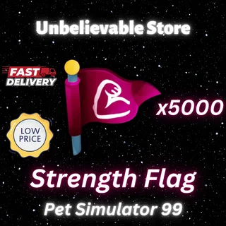5000x Strength Flag