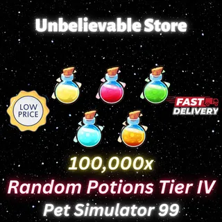 100000x Potions Tier IV