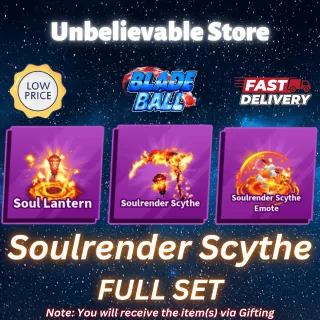 Soulrender Scythe Set