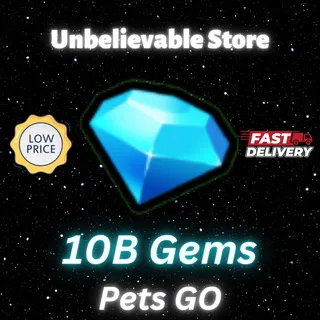 10B Gems Pets Go