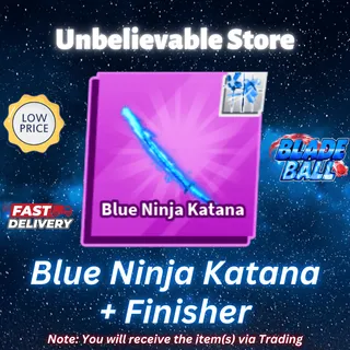 Blue Ninja Katana
