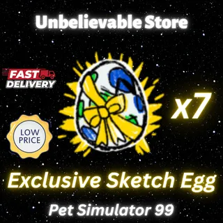 7x Sketch Egg