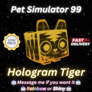 Hologram Tiger
