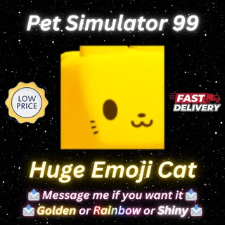 Huge Emoji Cat