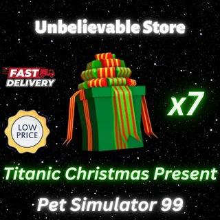 7x Titanic Christmas Present
