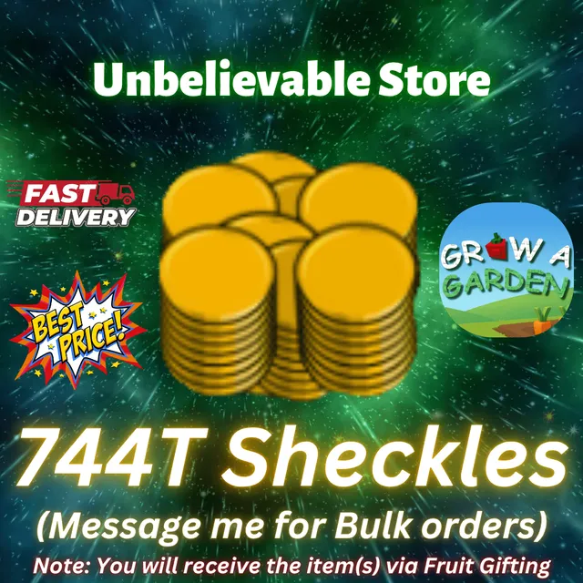 Grow a Garden Sheckles Roblox Game Item Gameflip