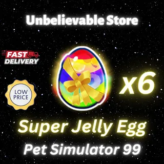 6x Super Jelly Egg