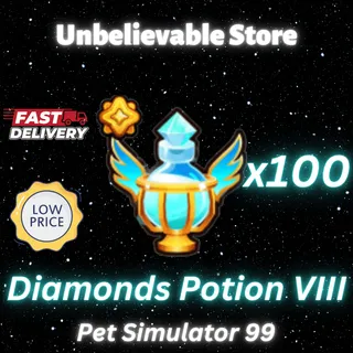 100x Diamond Potion VIII