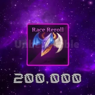 Race Reroll