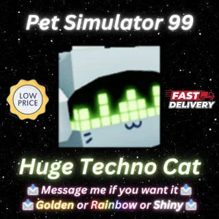 Huge Techno Cat