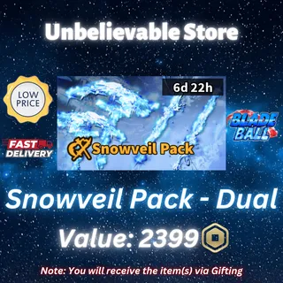 Dual Snowveil Pack