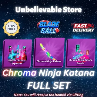 Chroma Ninja Katana Set