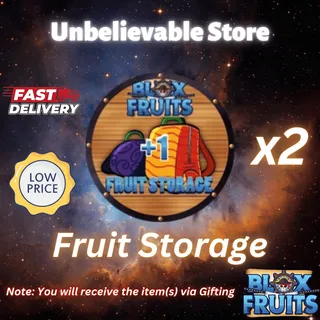 2x Fruit Storage