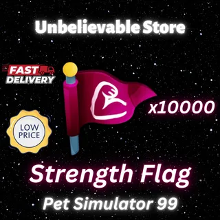 10000x Strength Flag