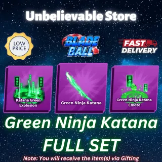 Green Ninja Katana